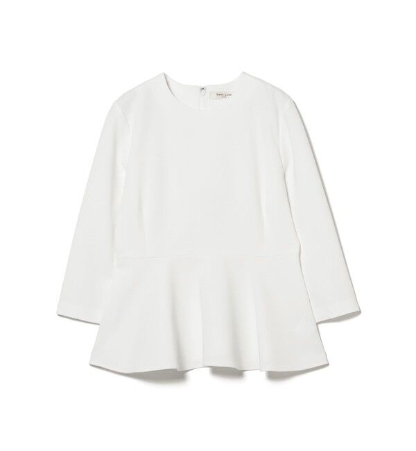 Demi-Luxe BEAMS 「トリアセ ペプラム ブラウス＊」|シャツ・ブラウス|