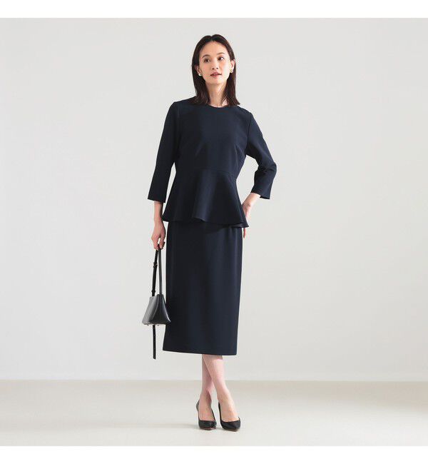 Demi-Luxe BEAMS 「トリアセ ペプラム ブラウス＊」|シャツ・ブラウス|