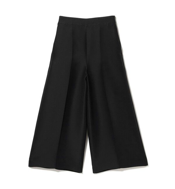 Demi-Luxe BEAMS 「ワイド シルエット パンツ」|チノ|BLACK