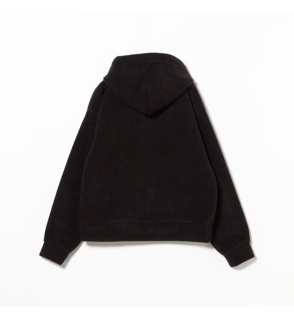 BEAMS「ワイドショートフィット スライバー フルジップ フーディ」|ブルゾン・スタジャン|