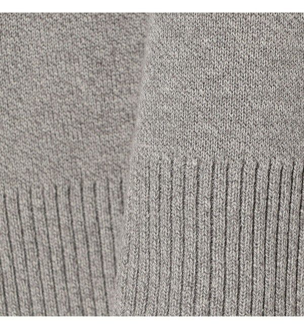 BEAMS「ワイドショートフィット 12ゲージ スリットニット」|ニット・セーター|