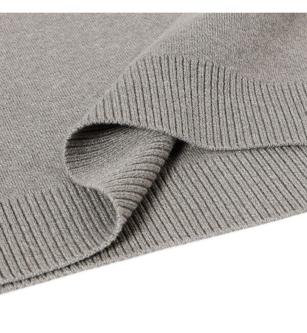 BEAMS「ワイドショートフィット 12ゲージ スリットニット」|ニット・セーター|