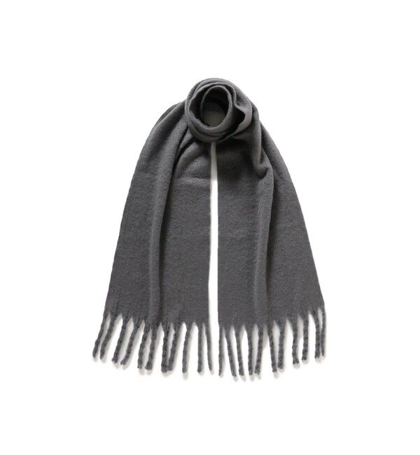 BEAMS「シャギー ビッグ マフラー」|マフラー|GREY