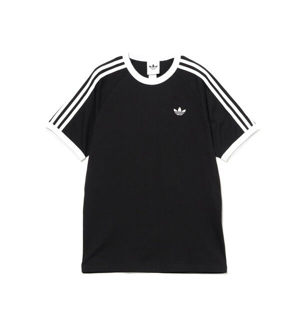 BEAMS「adidas / スリーストライプ Tシャツ」|Tシャツ・カットソー|BLACK