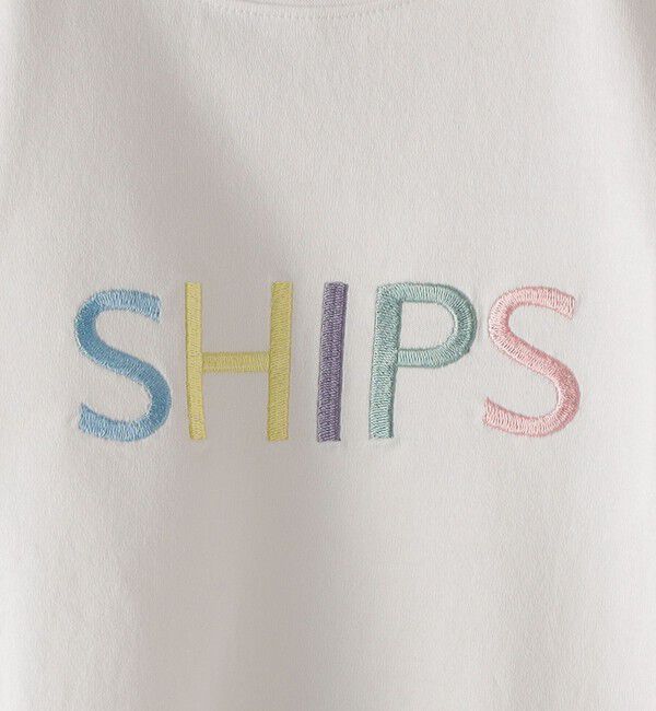 SHIPS KIDS「SHIPS KIDS:80～90cm / SHIPS ロゴ TEE」|Tシャツ・カットソー|
