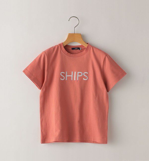 SHIPS KIDS「SHIPS KIDS:80～90cm / SHIPS ロゴ TEE」|Tシャツ・カットソー|ピンク