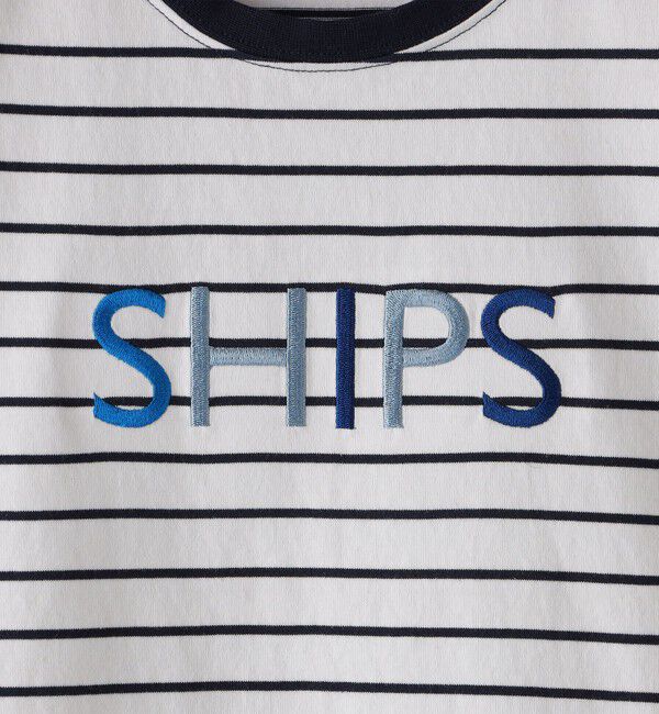 SHIPS KIDS「SHIPS KIDS:80～90cm / SHIPS ロゴ TEE」|Tシャツ・カットソー|