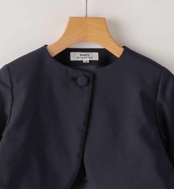 SHIPS KIDS「SHIPS KIDS:110～130cm / セレモニー ストレッチ ボレロ」|ボレロ|