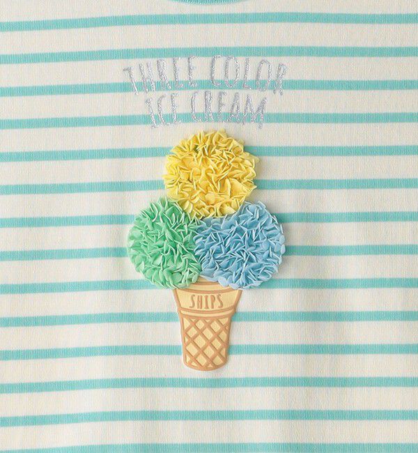 SHIPS KIDS「SHIPS KIDS:80～90cm / スイーツ モチーフ 半袖 TEE」|Tシャツ・カットソー|