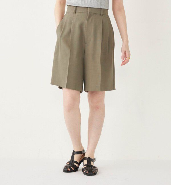 SHIPS Colors 「SHIPS Colors:〈手洗い可能〉クリスピー タック ショーツ(セットアップ対応可能)」|その他|