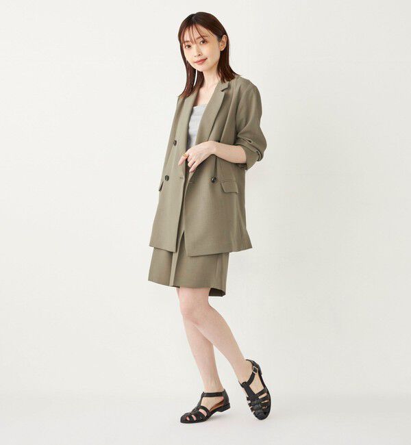 SHIPS Colors 「SHIPS Colors:〈手洗い可能〉クリスピー タック ショーツ(セットアップ対応可能)」|その他|