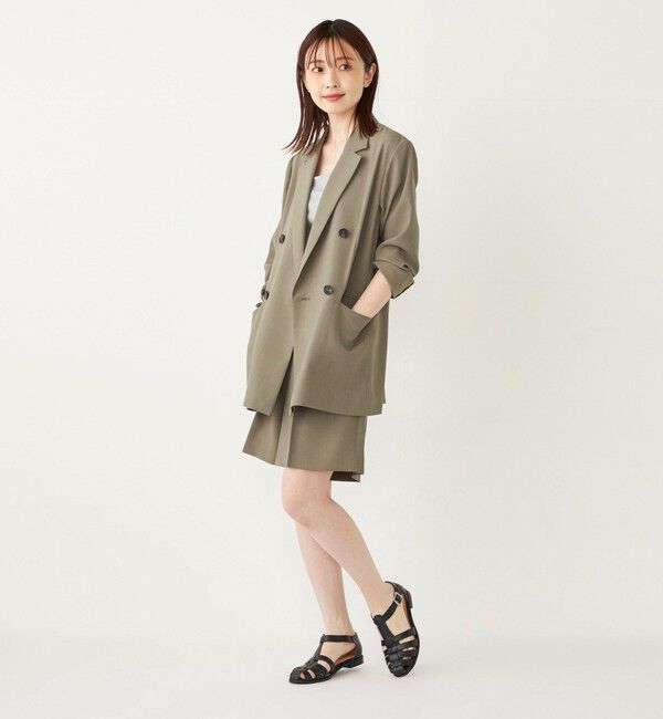 SHIPS Colors 「SHIPS Colors:〈手洗い可能〉クリスピー タック ショーツ(セットアップ対応可能)」|その他|