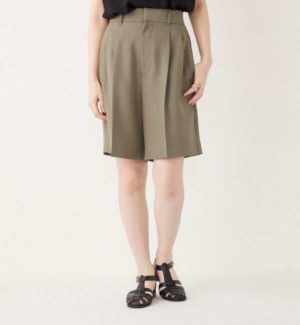 SHIPS Colors 「SHIPS Colors:〈手洗い可能〉クリスピー タック ショーツ(セットアップ対応可能)」|その他|