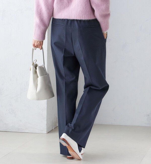 SHIPS for women「〈手洗い可能〉両面起毛 セミフレア パンツ」|その他|