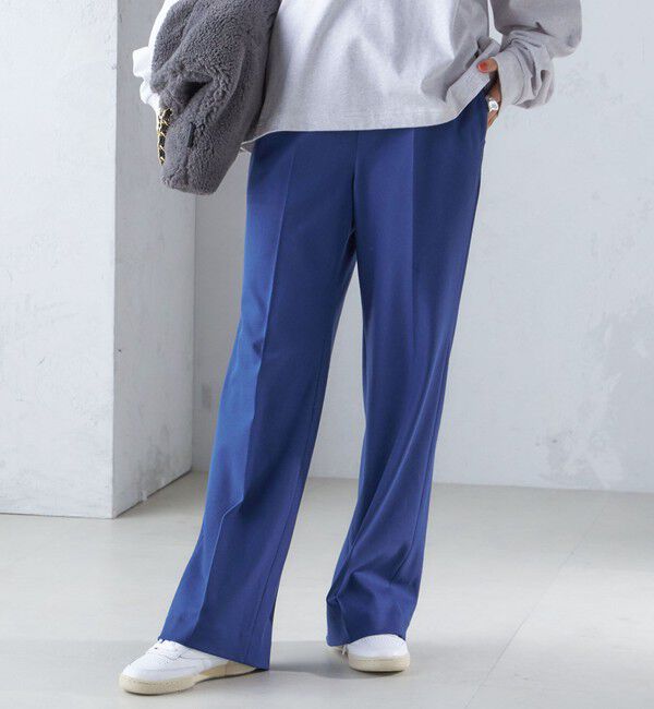 SHIPS for women「〈手洗い可能〉両面起毛 セミフレア パンツ」|その他|