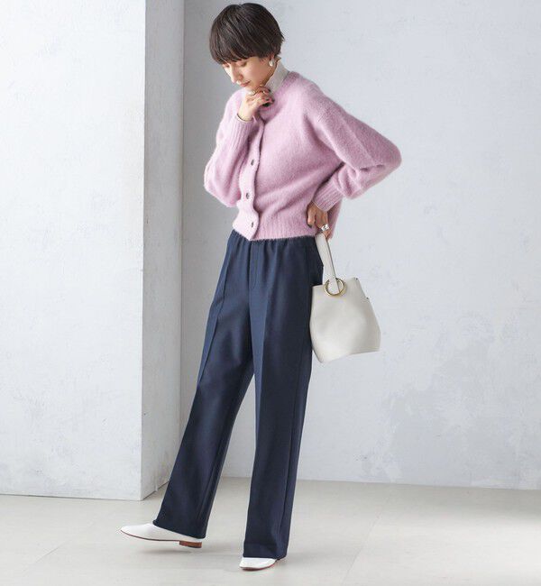 SHIPS for women「〈手洗い可能〉両面起毛 セミフレア パンツ」|その他|