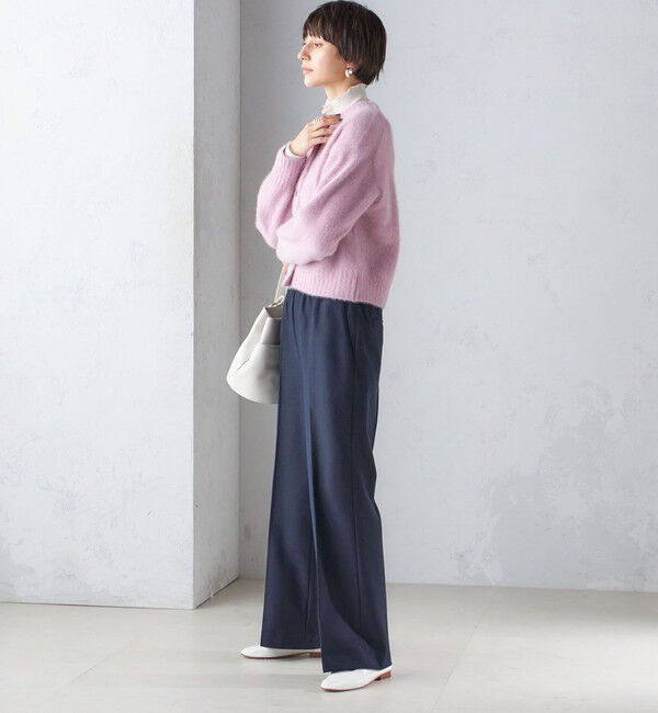 SHIPS for women「〈手洗い可能〉両面起毛 セミフレア パンツ」|その他|