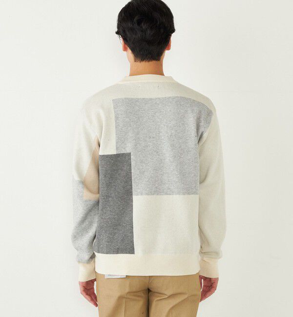 SHIPS Colors 「SHIPS Colors:〈洗濯機可能〉総柄 ジャカード ニット」|ニット・セーター|