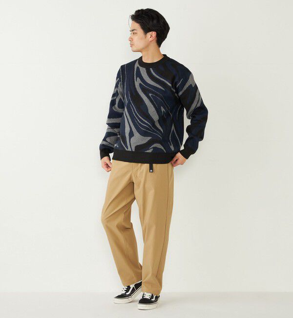 SHIPS Colors 「SHIPS Colors:〈洗濯機可能〉総柄 ジャカード ニット」|ニット・セーター|