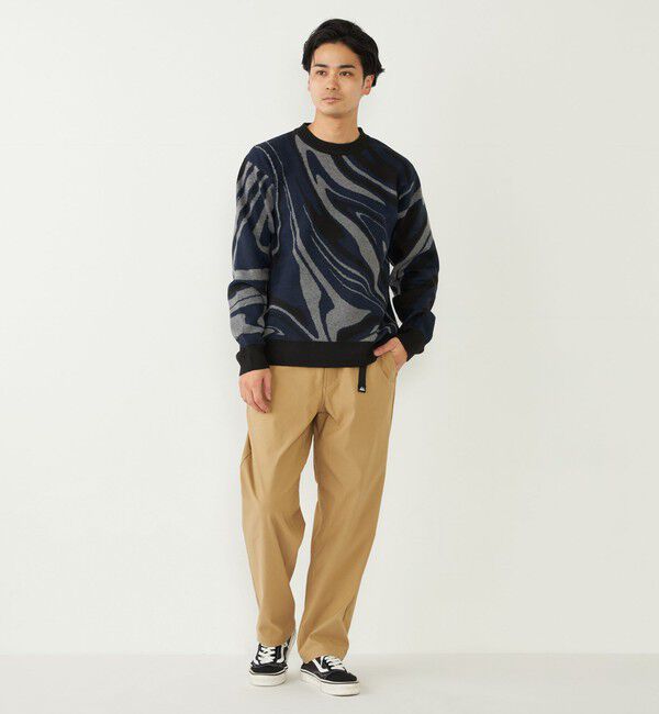 SHIPS Colors 「SHIPS Colors:〈洗濯機可能〉総柄 ジャカード ニット」|ニット・セーター|