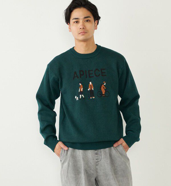 SHIPS Colors 「SHIPS Colors:〈洗濯機可能〉総柄 ジャカード ニット」|ニット・セーター|