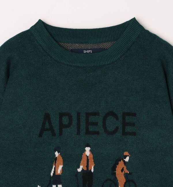 SHIPS Colors 「SHIPS Colors:〈洗濯機可能〉総柄 ジャカード ニット」|ニット・セーター|