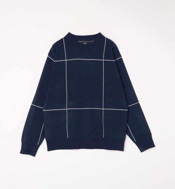 SHIPS Colors 「SHIPS Colors:〈洗濯機可能〉総柄 ジャカード ニット」|ニット・セーター|