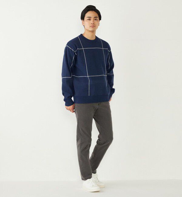 SHIPS Colors 「SHIPS Colors:〈洗濯機可能〉総柄 ジャカード ニット」|ニット・セーター|