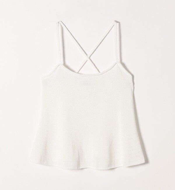 SHIPS any「SHIPS any:〈手洗い可能〉バルキー シアー フレア ニット キャミソール」|キャミソール|