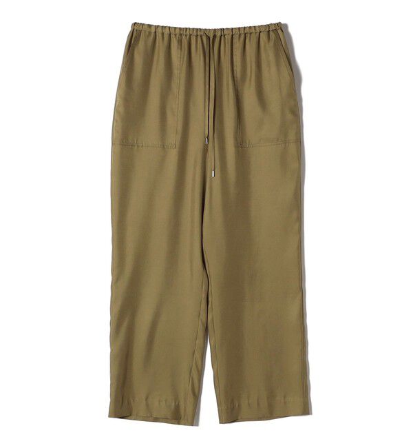 SHIPS for women「〈手洗い可能〉キュプラ混 ツイル ポケット パンツ」|その他|