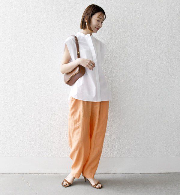 SHIPS any「SHIPS any:〈洗濯機可能〉リネン ミックス コクーン イージー パンツ」|その他|