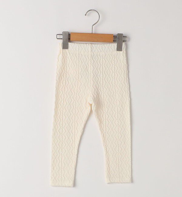 SHIPS KIDS「SHIPS KIDS:80～90cm /ケーブル レギンス パンツ」|その他|オフホワイト