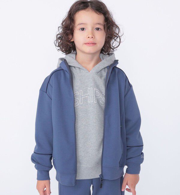 SHIPS KIDS「SHIPS KIDS:110～130cm /リブ スタンド トラックジャケット」|スウェット・ジャージ|