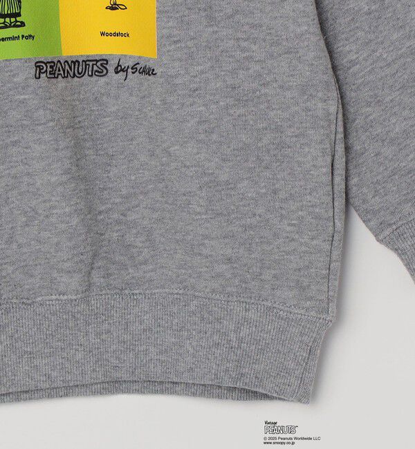 SHIPS any「SHIPS any: SNOOPY コラボ 75th ブロック グラフィック プリント スウェット <KIDS>」|スウェット・ジャージ|