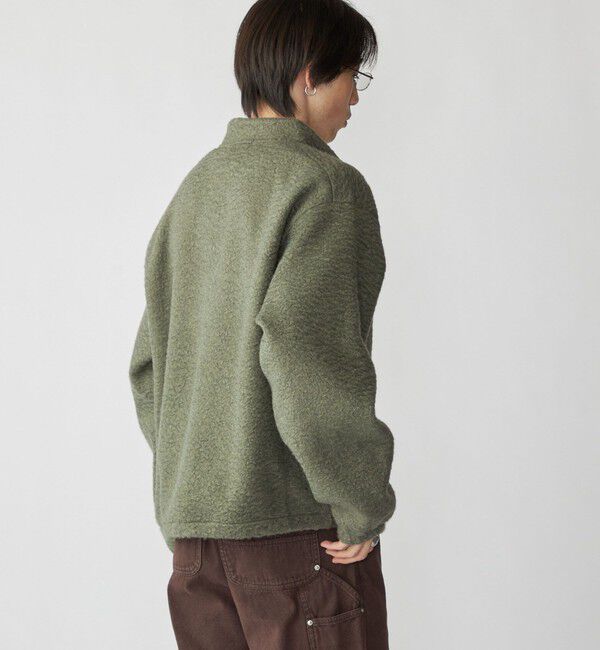 SHIPS「City Ambient Products: シャギー フリース ハーフジップ プルオーバー」|スウェット・ジャージ|