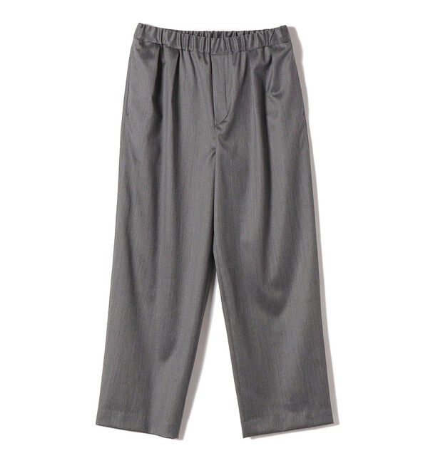 SHIPS for women「SHIPS Primary Navy Label:毛 サテン イージー パンツ」|その他|ダークグレー