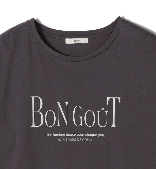 SHIPS for women「《予約》ロング スリーブ プリント TEE」|Tシャツ・カットソー|