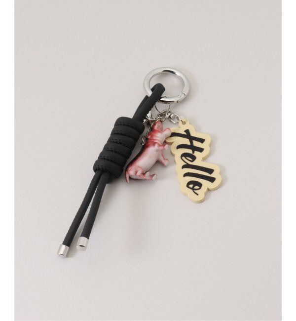 OUTDOOR PRODUCTS Usual Things「追加2 LA BOO BAGチャーム」|キーケース|ブラック A