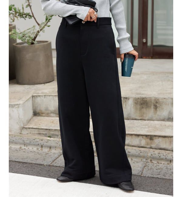 OUTDOOR PRODUCTS Usual Things「コットン裏毛スラックス」|その他|ブラック