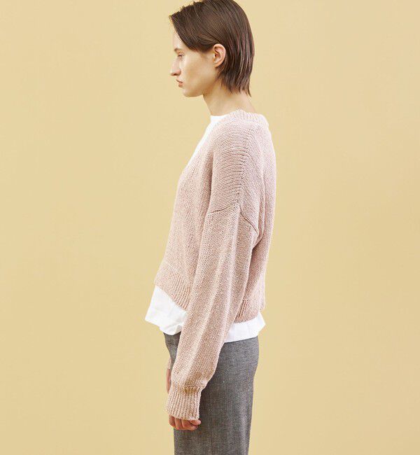 GALERIE VIE「ラスティックヤーン Vネックプルオーバー」|ニット・セーター|