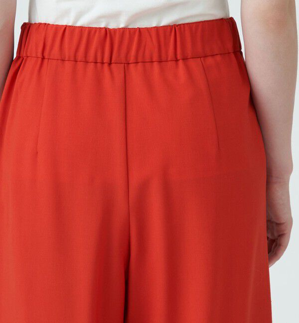 MACPHEE「ウールポリエステルストレッチ ワイドクロップドパンツ」|その他|