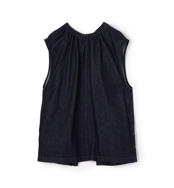 MACPHEE「ライトデニム 2-wayプルオーバー」|シャツ・ブラウス|67 ダークブルー