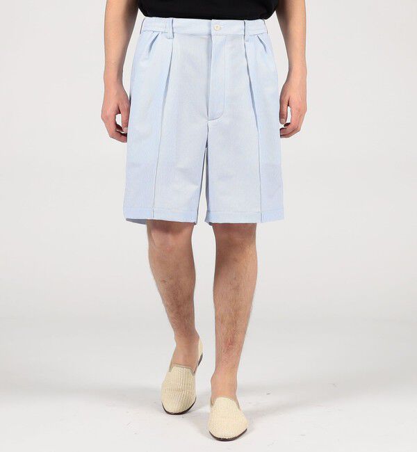 TOMORROWLAND BUYING WEAR「Tangent NEVILL SHORTS ポリエステル シアサッカー 2プリーツイージーショーツ」|その他|