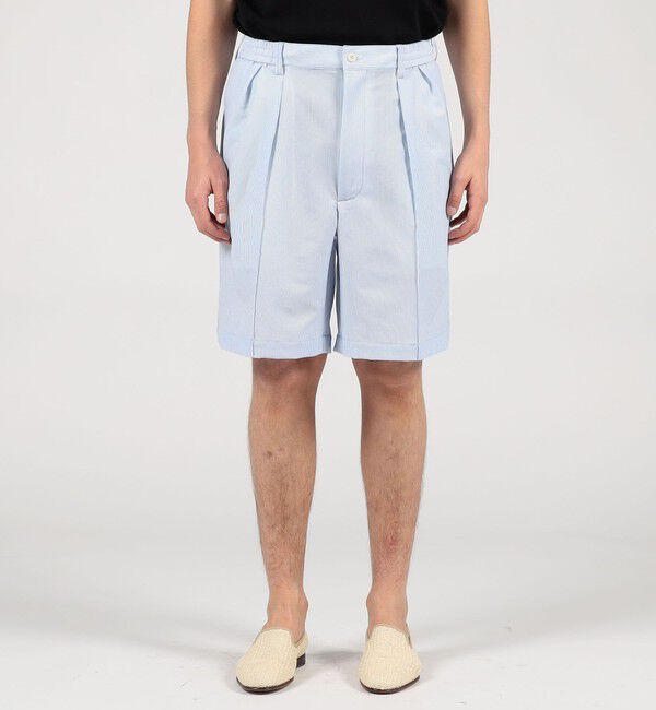 TOMORROWLAND BUYING WEAR「Tangent NEVILL SHORTS ポリエステル シアサッカー 2プリーツイージーショーツ」|その他|