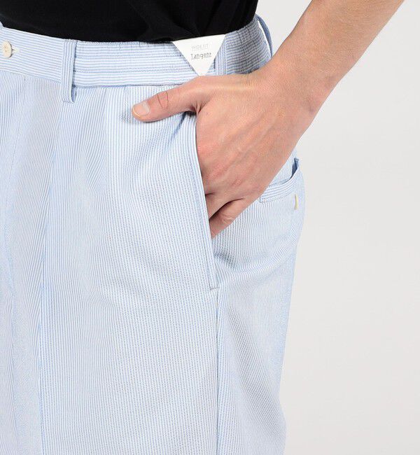 TOMORROWLAND BUYING WEAR「Tangent NEVILL SHORTS ポリエステル シアサッカー 2プリーツイージーショーツ」|その他|