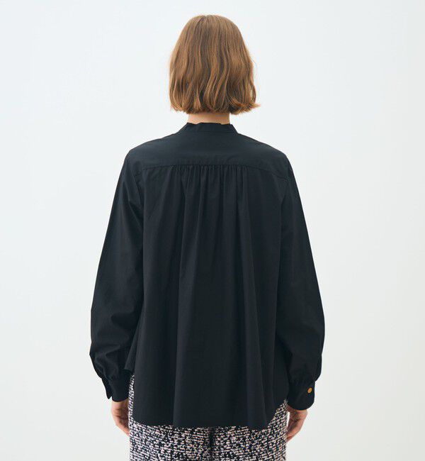 TOMORROWLAND collection「ブラックコンビネーション ボウタイブラウス」|シャツ・ブラウス|