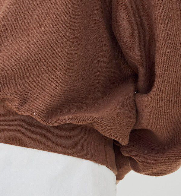 GALERIE VIE「コットンナイロンスエットニット クルーネックプルオーバー」|ニット・セーター|