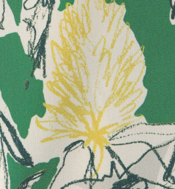 TOMORROWLAND collection「コックスコブフラワープリント ループリボンブラウス」|シャツ・ブラウス|