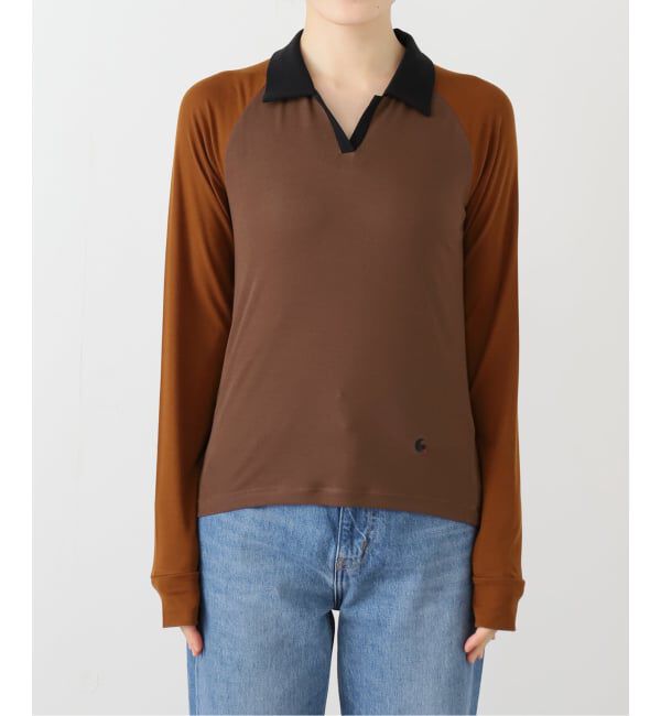  「Girls Department Club BI RINGER  LONGSLEEVE TEE GDC25B-009：Tシャツ」|Tシャツ・カットソー|