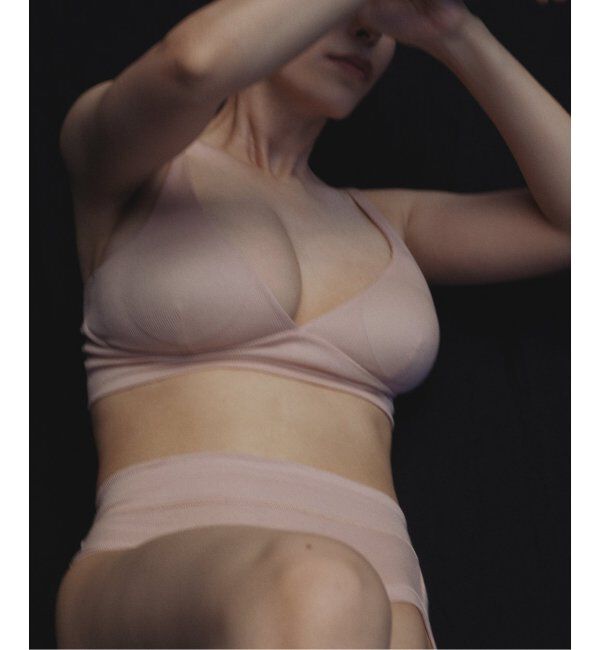 EMILYWEEK「【BALANCE】リヨセル/シルク プランジブラ」|インナー|ピンク